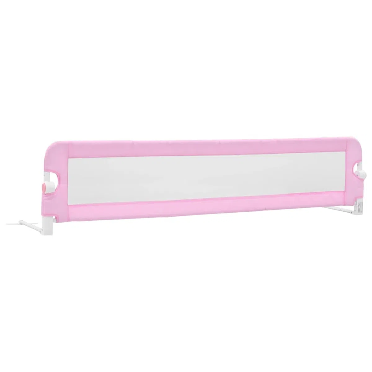 Gecheer Kleinkind-Bettschutzgitter Rosa 180x42 cm, Polyester, klappbar, waschbares Netzgewebe, Metallschlauch, Matratzen 10-20 cm, für Kinder 18 Monate bis 5 Jahre