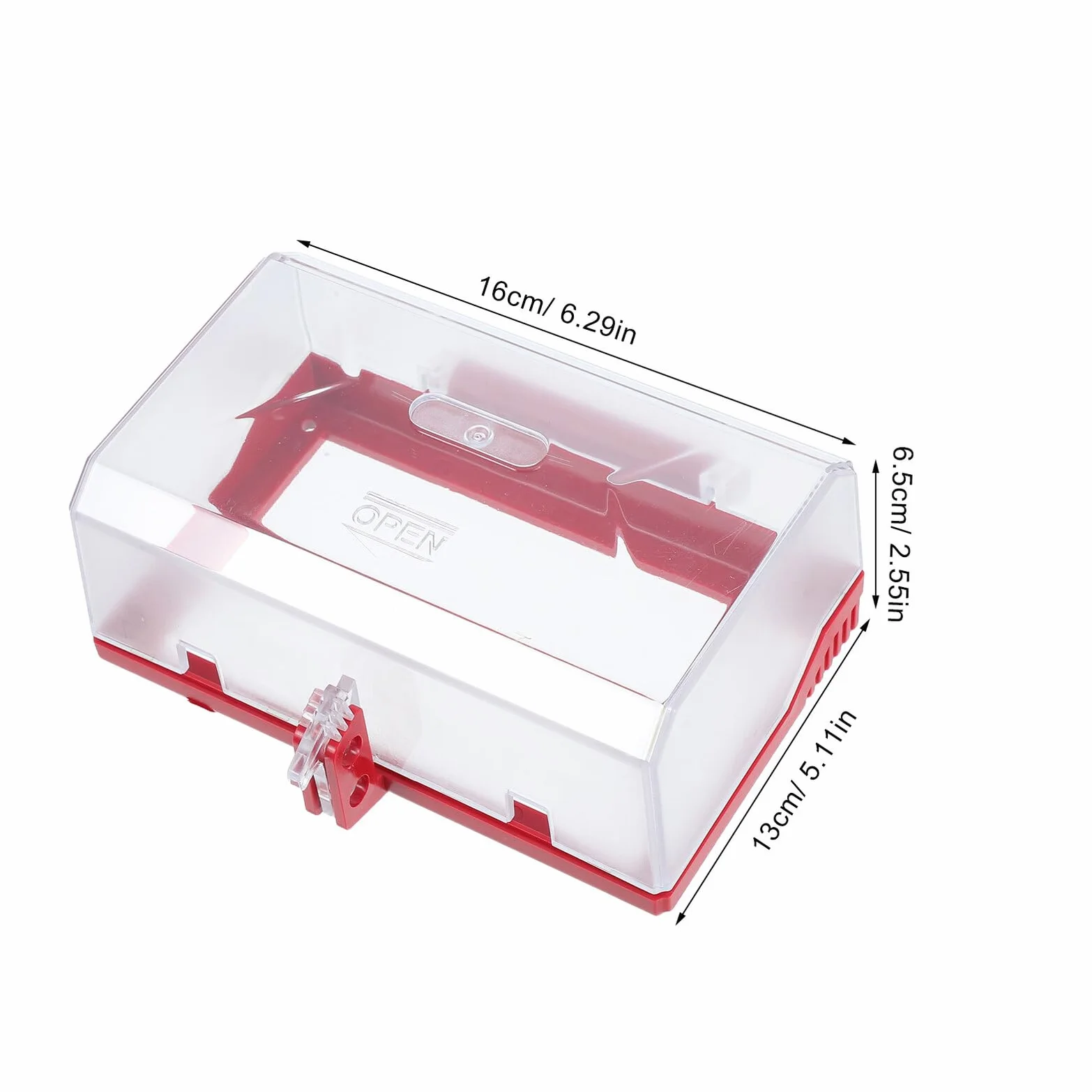 4 Stück Transparente Schutzdose aus PC für Steckdosen und Elektrische Stecker mit Kindersicherung und Abschließbarem Design für Küche und Feuchte Umgebungen