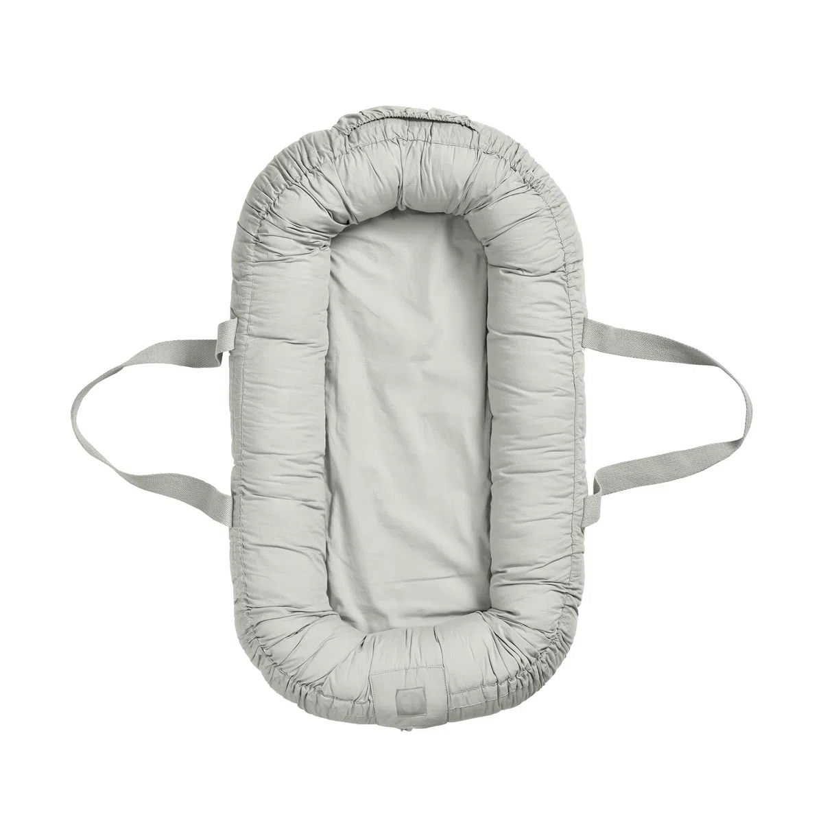 Elodie Details Babynest Kuschelnest Tragbare Babynestchen Neugeborene Kokon für Babys und Säuglinge, Waschbare Reisebett Baby Nestchen 100% Baumwoll 78x45 cm – Mineral Green