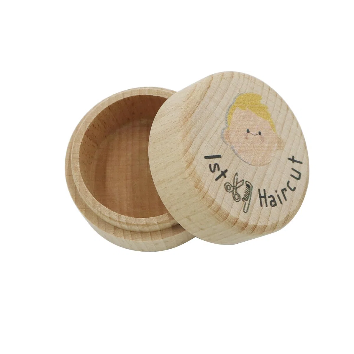 Huba Hair Storage Box, Fairy Haircut Keepsake Box, für die Wertschätzung der Familie Wachstum Reise