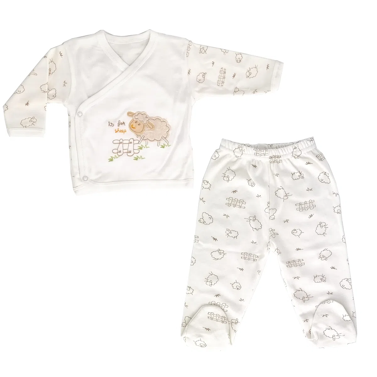 Huanger Ipeksi Baby Neugeborenen Baby Set 100% natürliche Baumwolle Erstausstattung Erstlingsausstattung Ausstattung Unisex Kleidung Geschenkset Babyausstattung mit 10 Teilig für Babys 0-4 Monate