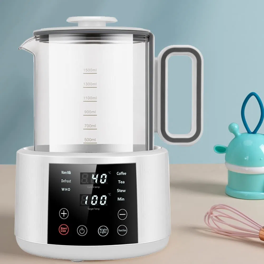 Tragbare Babyflasche 6in1 Schnellwärmer für Babynahrung für Muttermilch/Nahrung/Milch/Tee/Kaffee Euplug