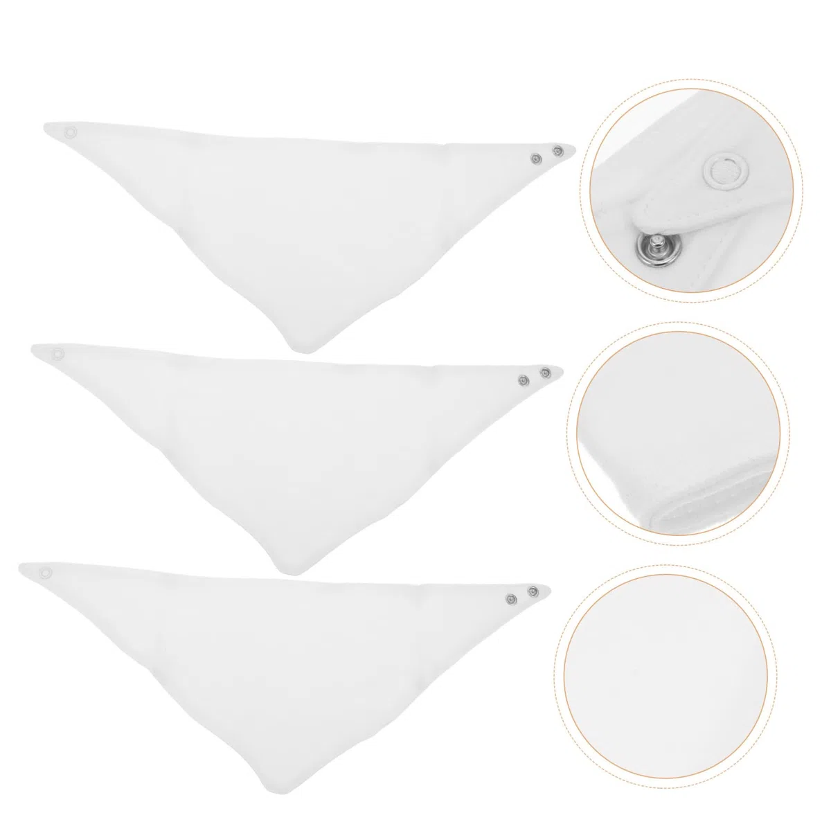 ibasenice 5sets Baby Lätzchen Baumwolle Fütterung Handtücher Saugfähigen Stoff Für Neugeborene Kleinkinder 3 Stücke * 5