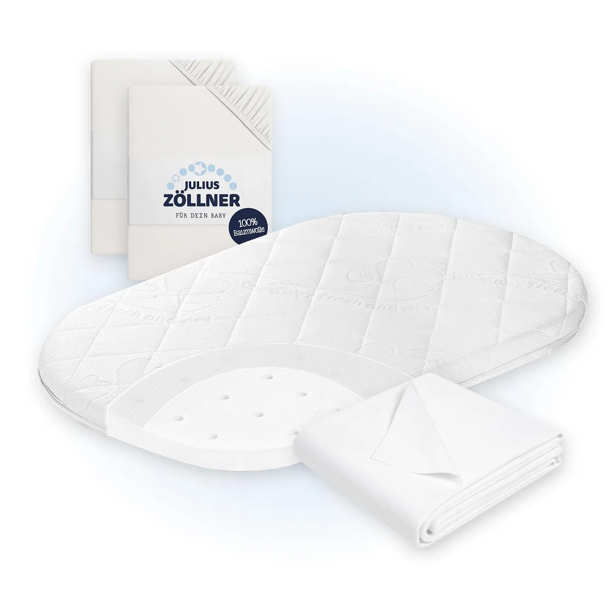Julius Zöllner Stubenwagenmatratzen-Set Traumfänger Air XL 82x47 cm, 4-teilig