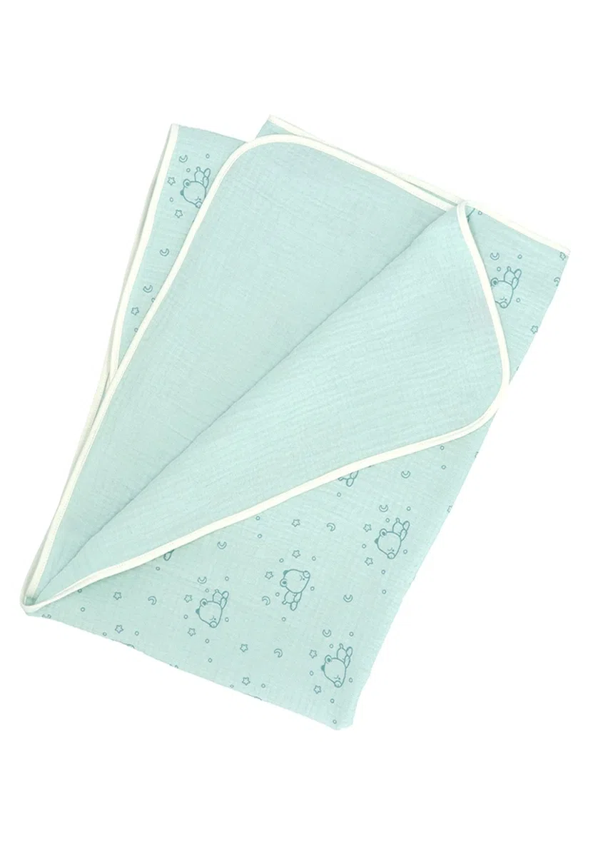 Sterntaler Babydecke mit Namen personalisiert, Tonie Kleiner Bär Schlummerbande Musselin Decke, Personalisierte Kinderdecke Babydecke Kuscheldecke als Geschenk zur Geburt, Geburtstag/Taufe