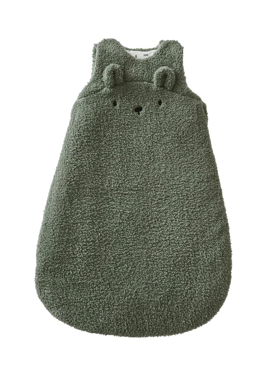 Vertbaudet Baby Winterschlafsack GRÜNER WALD, Ärmel abnehmbar