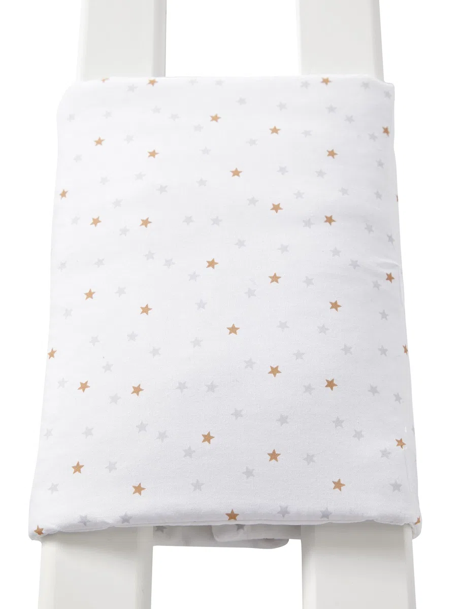 Vertbaudet Polster für Babybett-Gitterstäbe weiß Bedruckt ONE Size