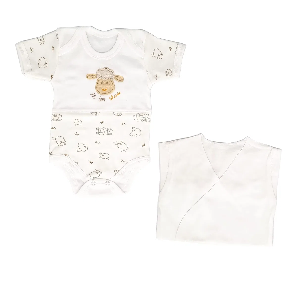 Huanger Ipeksi Baby Neugeborenen Baby Set 100% natürliche Baumwolle Erstausstattung Erstlingsausstattung Ausstattung Unisex Kleidung Geschenkset Babyausstattung mit 10 Teilig für Babys 0-4 Monate