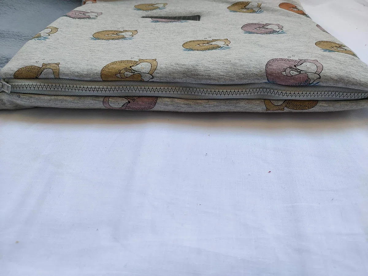 MOON-BEBE Universal-Schlafsack aus Baumwolle für Kinderwagen und Babywanne (Grau)
