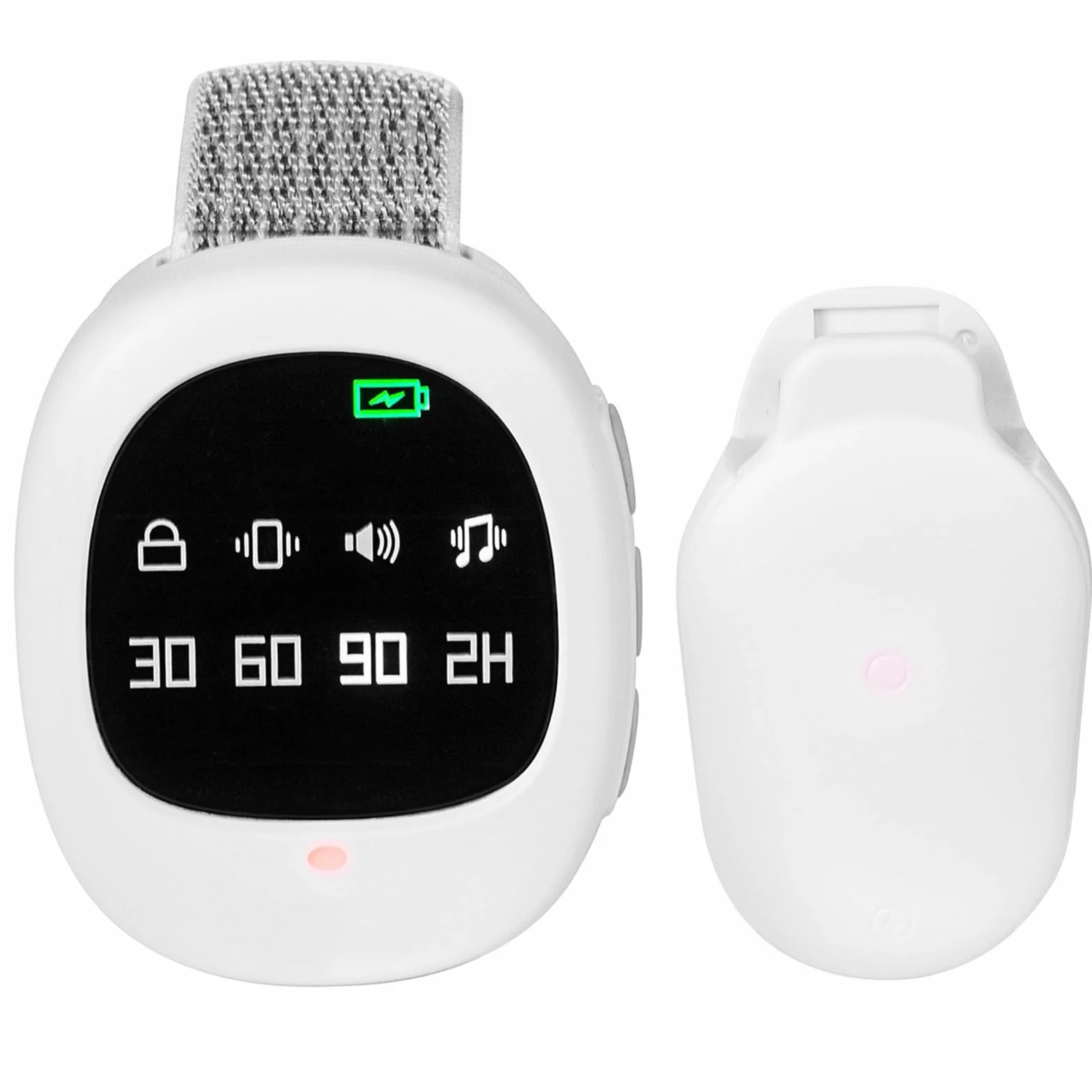 Drahtloser Bettnässer Alarm, Bettnässer Alarm mit 3 Erinnerungsmodi,USB-C Wiederaufladbar,Hohe Empfindlichkeit,Bettnässensor für Kinder ältere und Bettlägerige Patienten