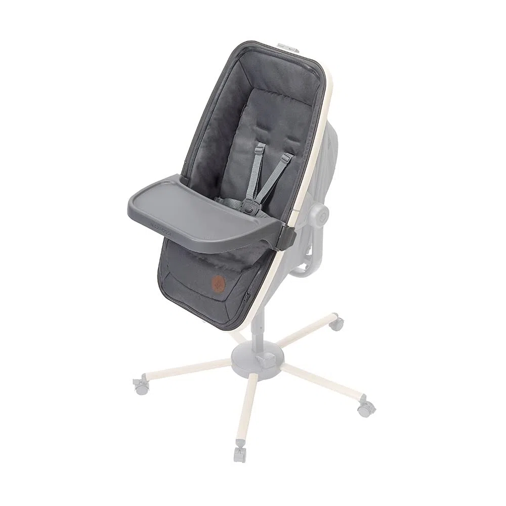 Maxi-Cosi Alba Essensset, Essensset für Alba All-in-One Stubenwagen, 100% recycelte Stoffe, 6 Monate - 3 Jahre alt (15kg), Beyond Graphite