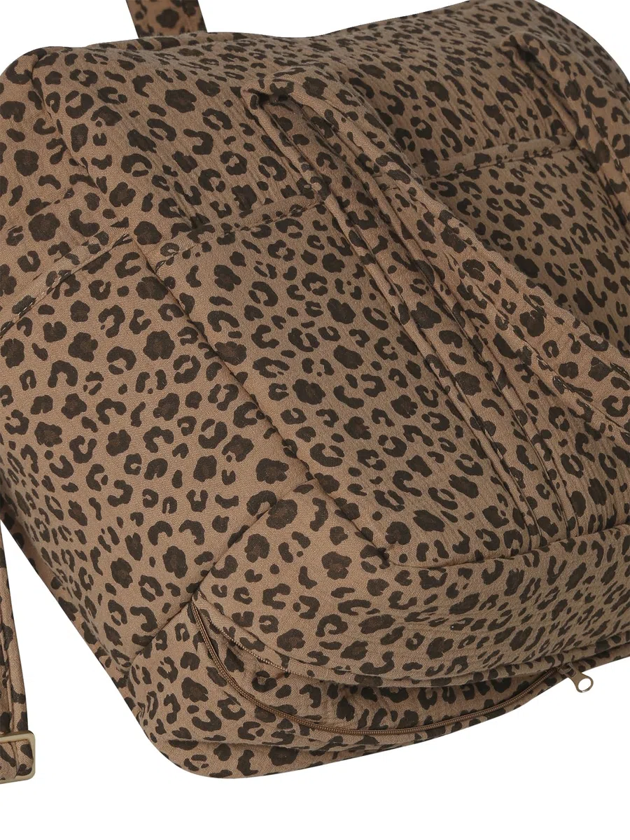 ENVIE DE FRAISE Wickeltasche, 24 oder 48 Stunden, Leopardenmuster, beige, Taille unique