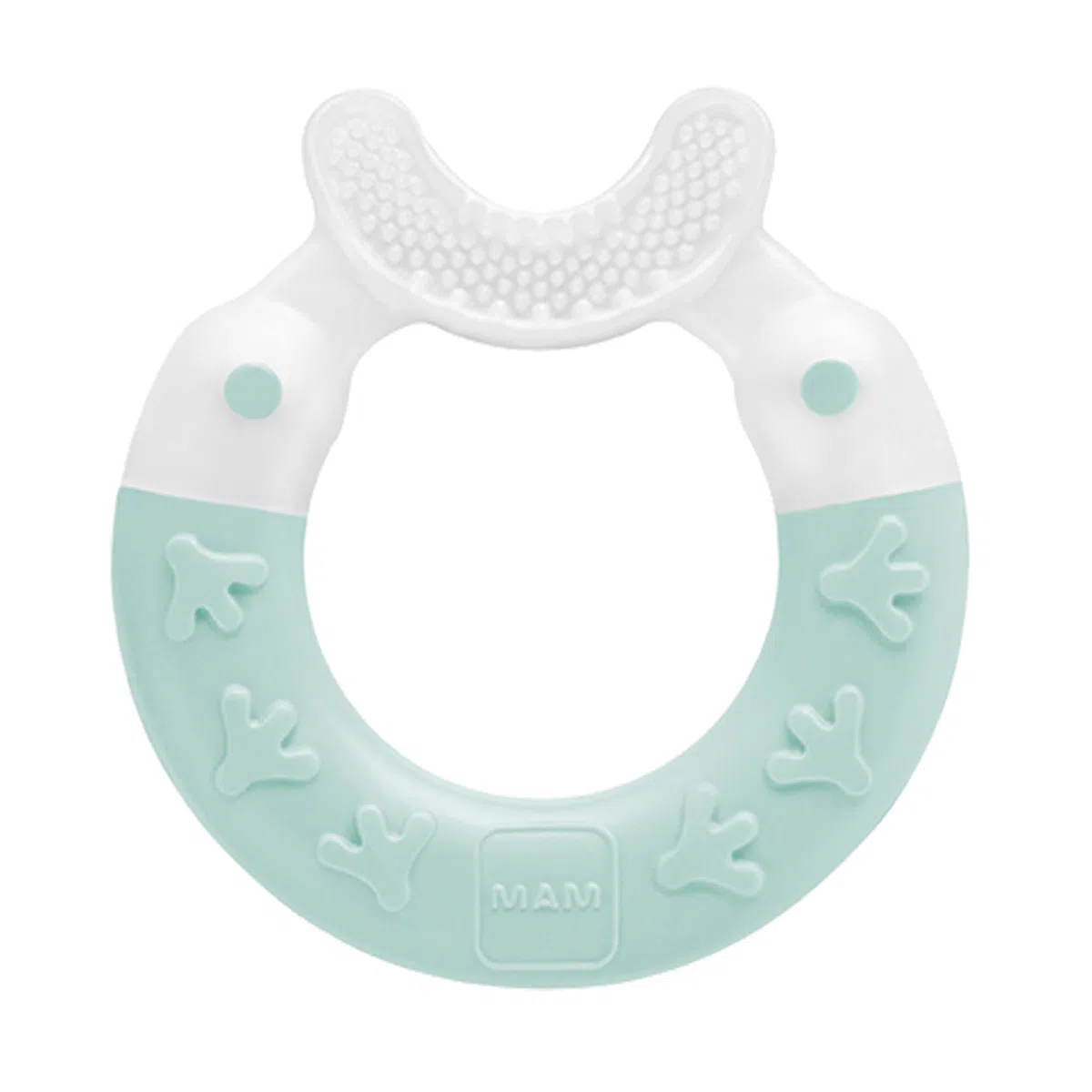MAM Bite and Brush Teether, Blue, 3 Plus Months