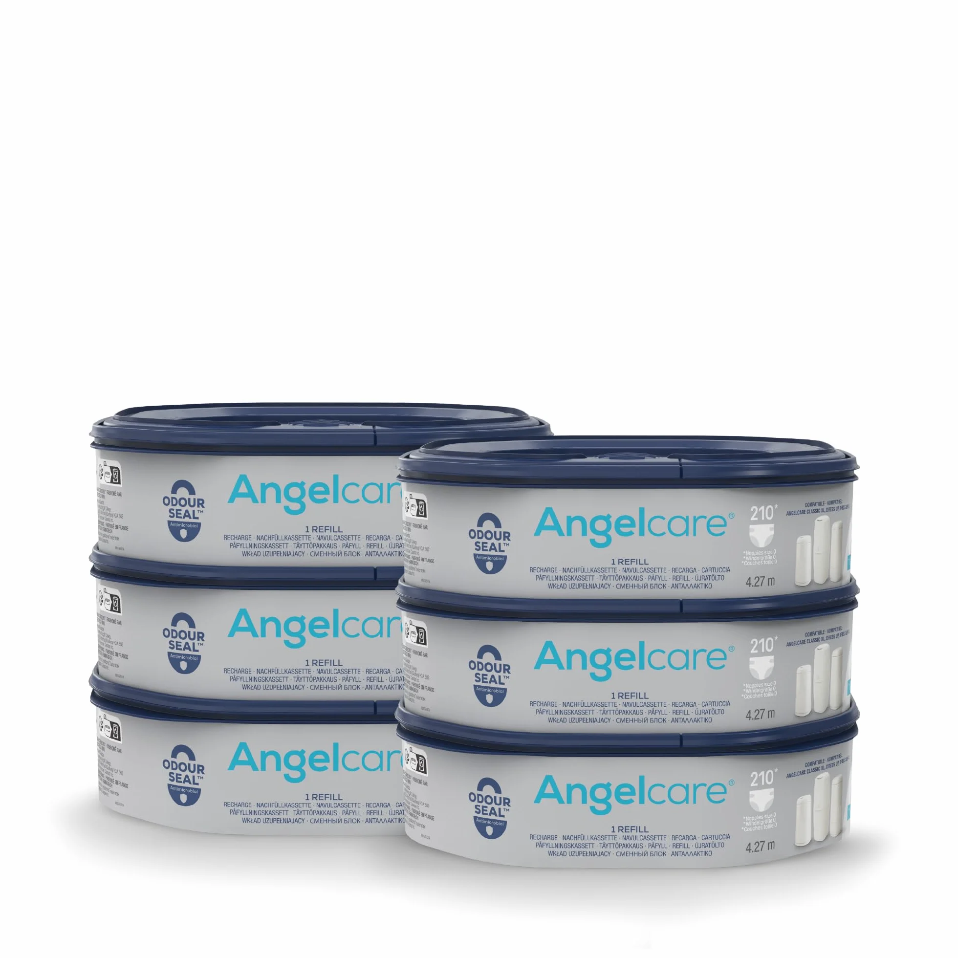 Angelcare Original Nachfüllkassetten Classic/Dress-Up XL 6er-Pack