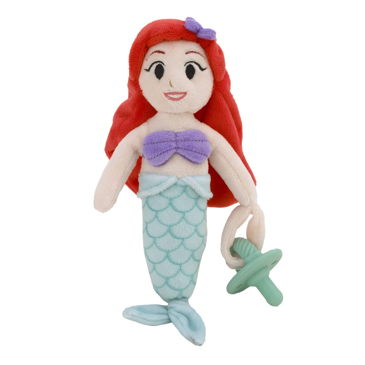 Disney Ariel Schnuller Buddy aus superweichem Plüsch, Rot, Lavendel und Aquamarin