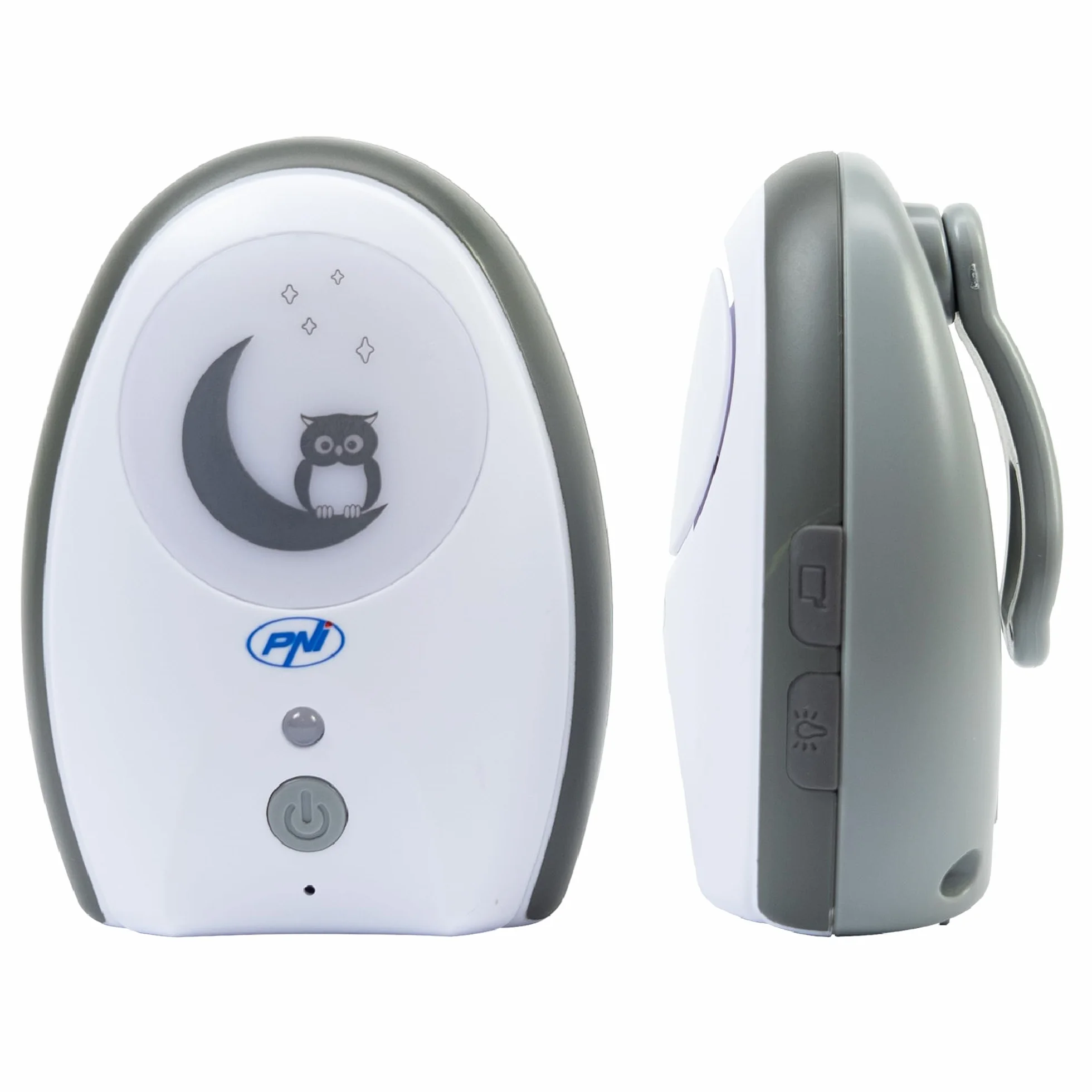 Audio Babyphone PNI B6500 kabellos, Gegensprechanlage, mit Nachtlampe, Vox- und Pager-Funktion, einstellbare Mikrofonempfindlichkeit