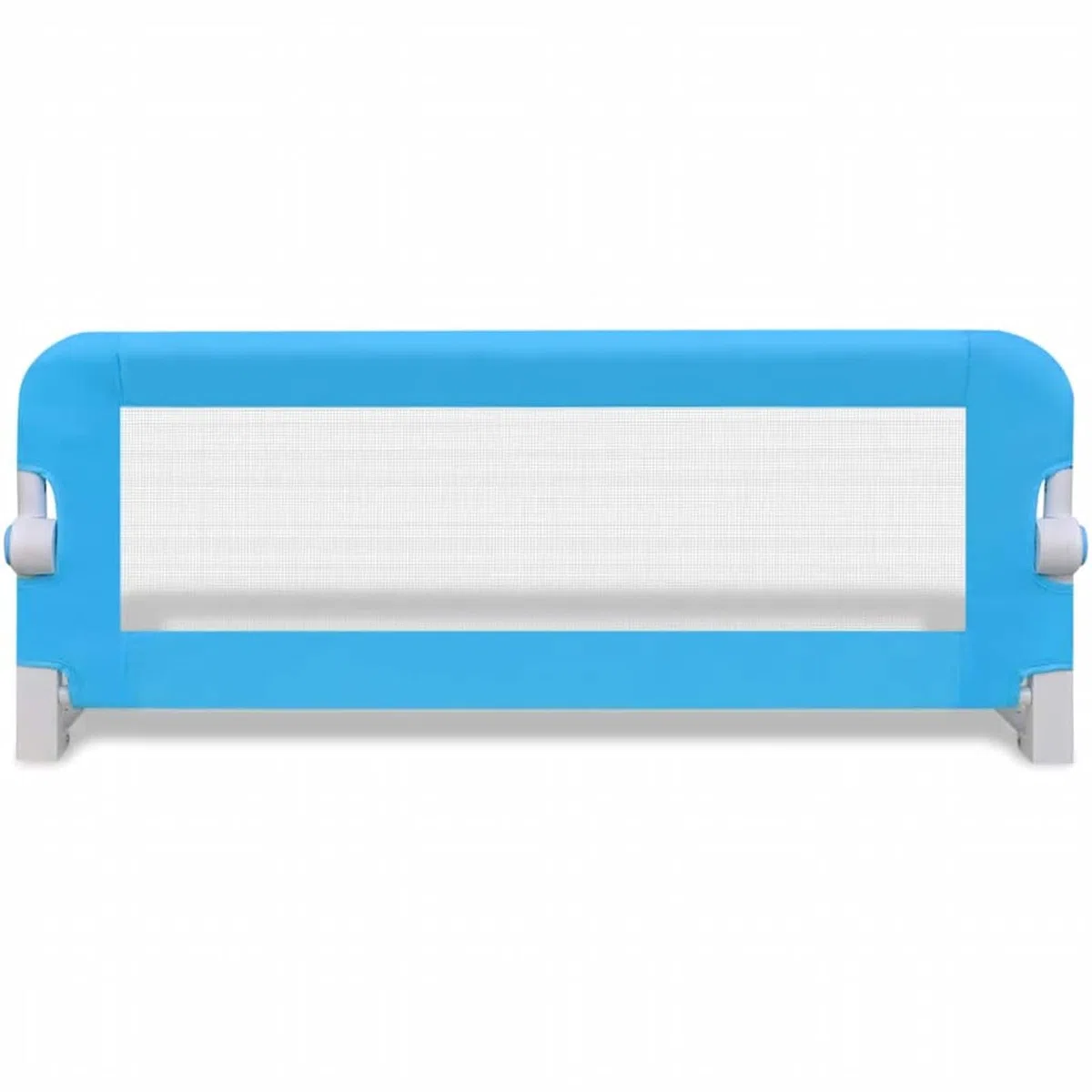 Gecheer Kleinkind Bettschutzgitter 2 STK. Blau 102x42 cm, Kinderbettgitter Bettschuztgitter Rausfallschutz Bett für Babybett276087