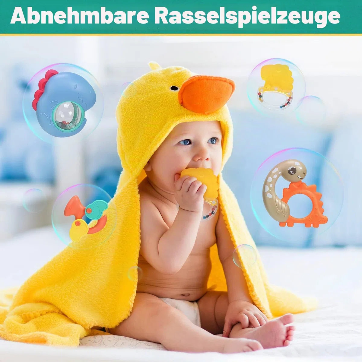CUTE STONE Spiel-Fitnessstudio für Babys, Klavier, Trittbrett, Lernmatte für Babys, Musikaktivitäten mit Lichtern, Spielmatte für Babys von 0-24 Monaten
