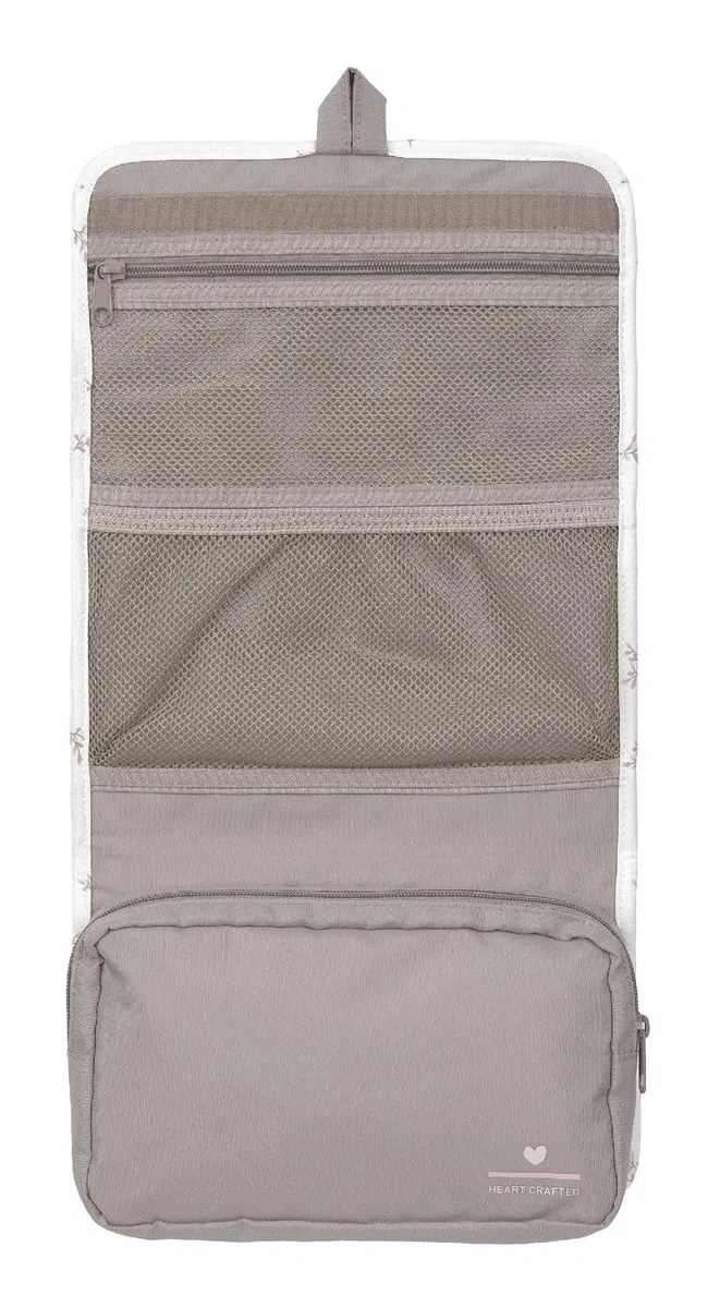 LÄSSIG Wickeltasche Changing Pouch Miracle of Nature Leaves weiß