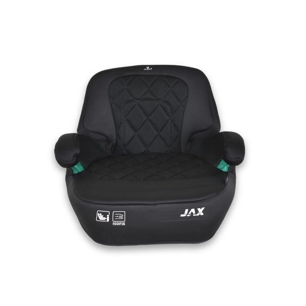 Cangaroo Kindersitz Sitzerhöhung Jax i-Size 125-150cm Gruppe 3 Isofix Top Tether schwarz