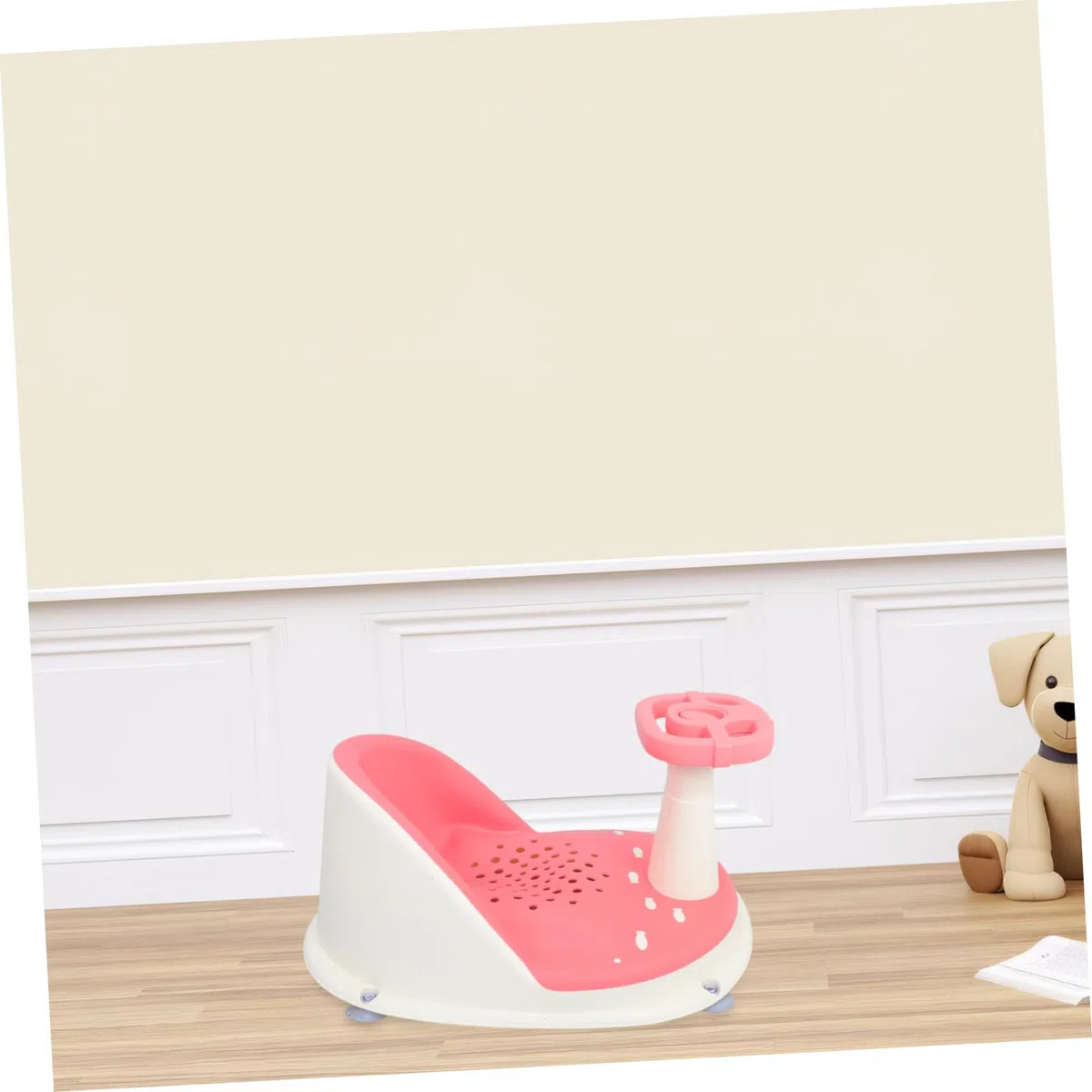 Badewannenstuhl für Junge Mädchen Rutschfeste Sitzhilfe Höhenverstellbar für Verschiedene Badewannen mit Schnellem Ablaufsystem für Hygiene Tragbar und Faltbar für Einfachen