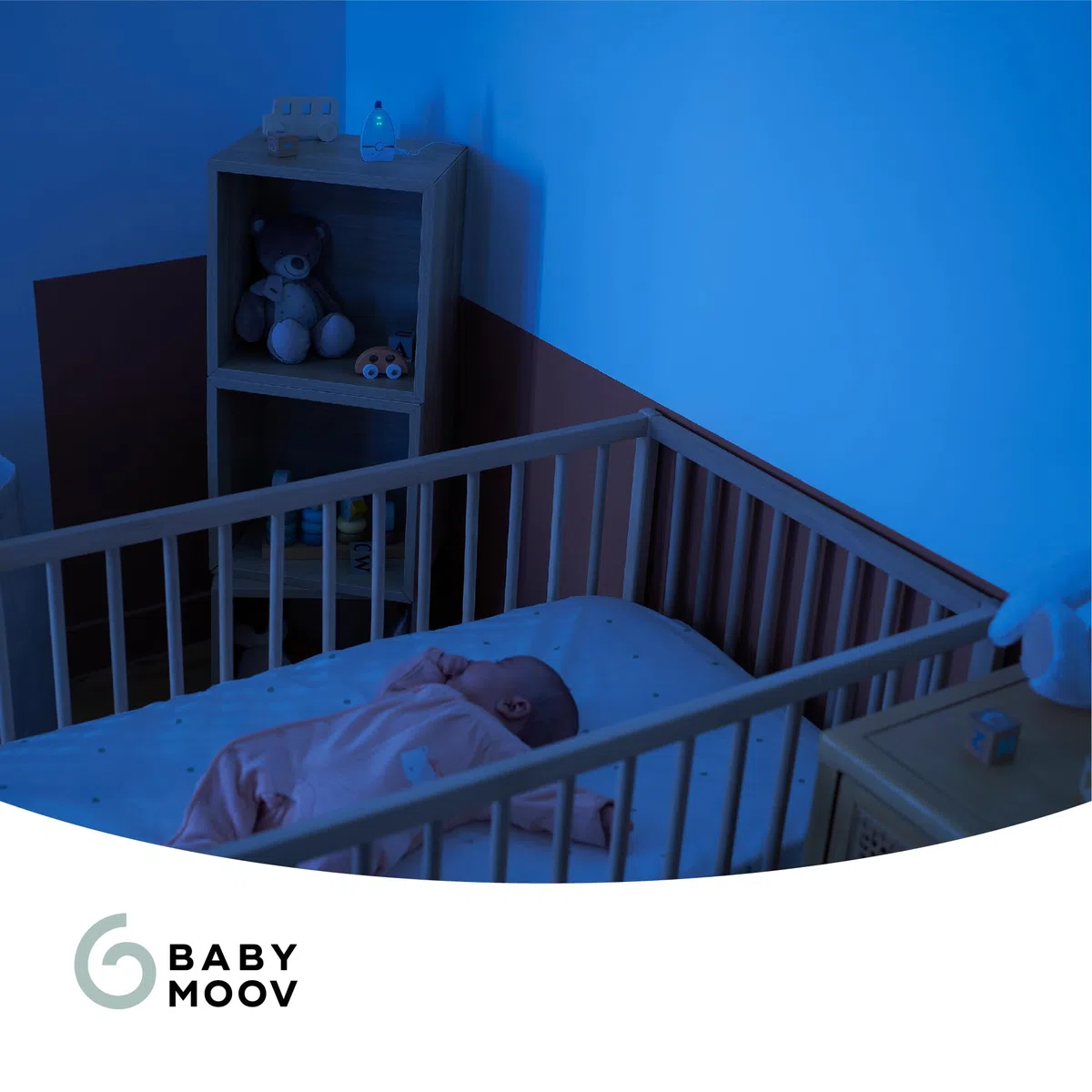Babymoov Babyphone Expert Care - Digital Green Technology, niedrige Strahlung, 1000m Reichweite