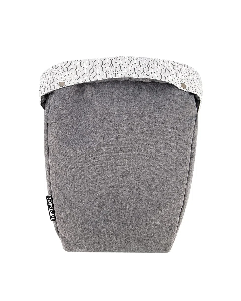 TWISTSHAKE Sitzauflage und Fußsack Set für Tour Kinderwagen, Grau