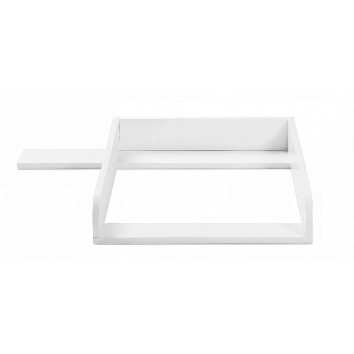 KraftKids Wickelaufsatz passend für HEMNES 108 cm Kommode – Wickelfläche 50x70 cm – Weiß (Mittig)