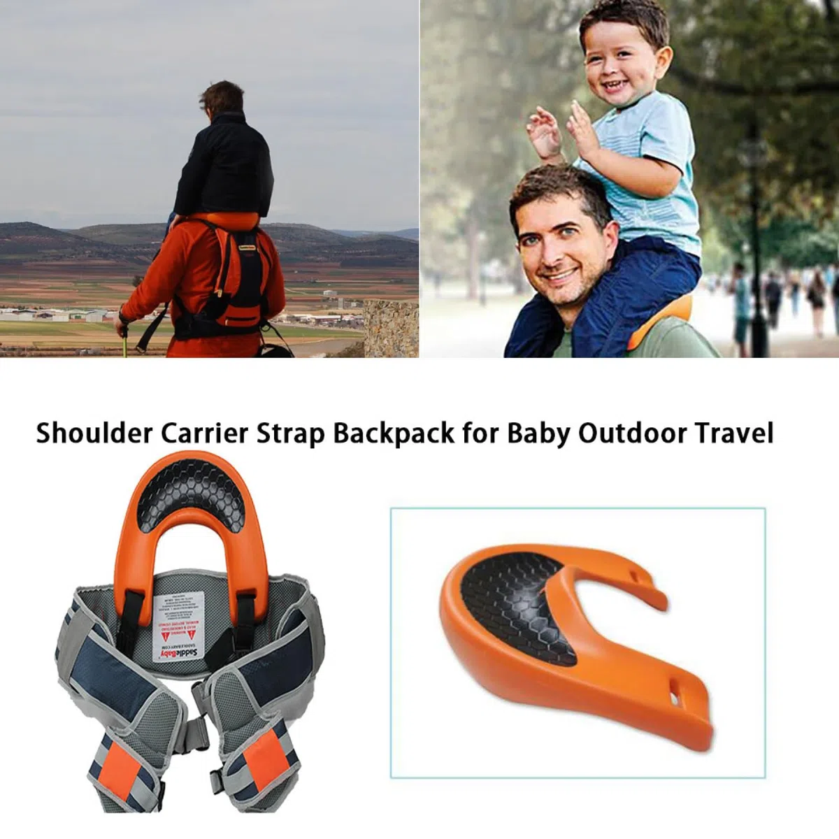 Schultertrage für Kleinkinder | Babyhalter Tragegurt - Ergonomischer | Kinder-Wander-Schultersitz, Baby-Knöchelriemen, Freihand-Tragetasche