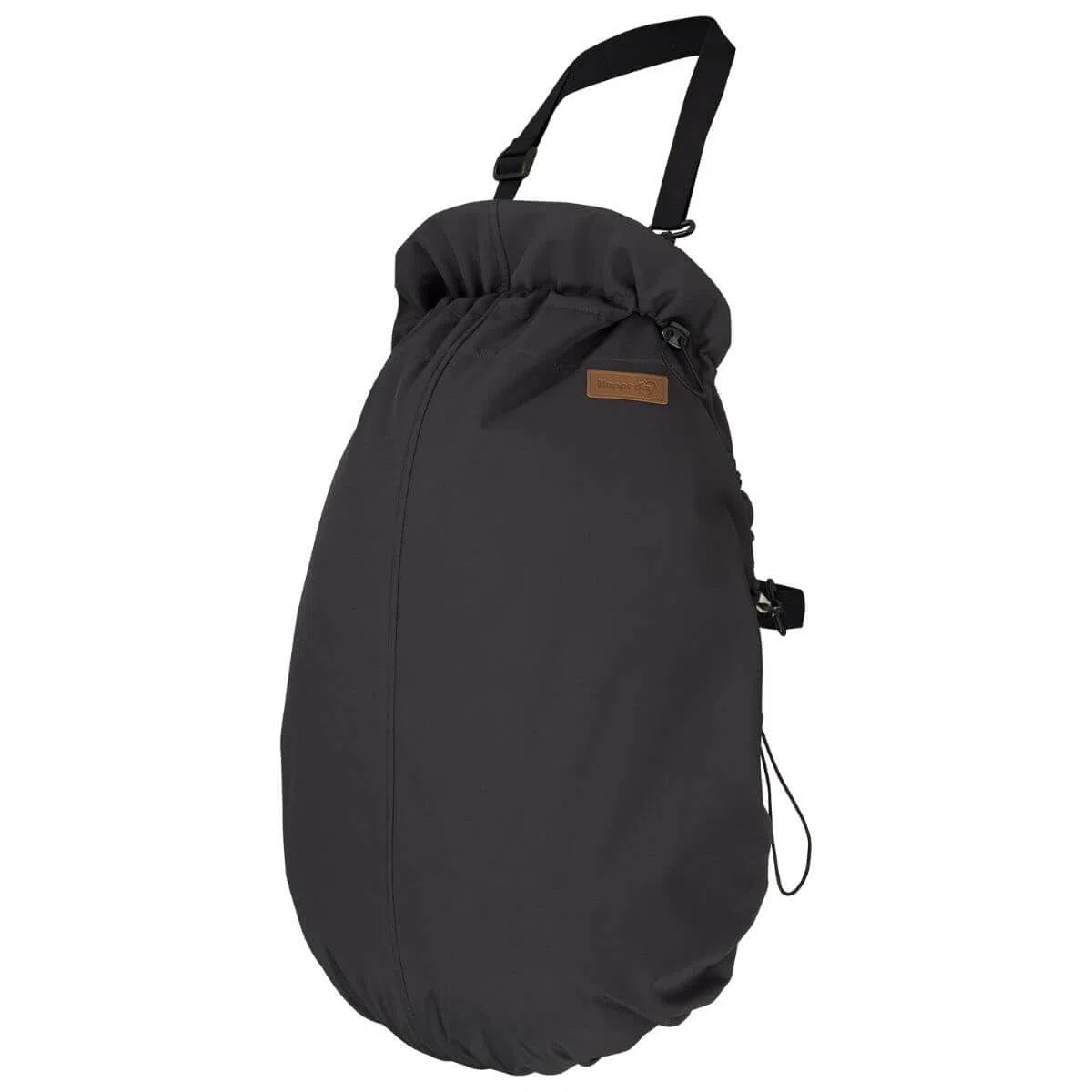 oppediz Tragecover aus Softshell - Universalcover für Babytrage und Tragetuch (Grau/Leo) - Wasserabweisend und Windabweisend