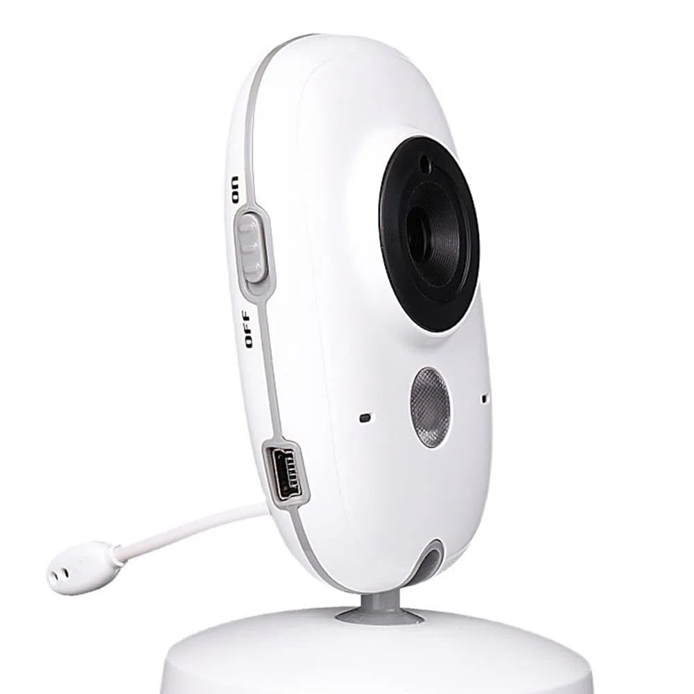 GOSIA Videomonitor ohne LCD, Farbe, 3,2 Zoll, Nachtsicht, 5 m, Monitor für Kindermädchen, Video, ohne für Bebek Lullabies Überwachung VB603 EU-Stecker
