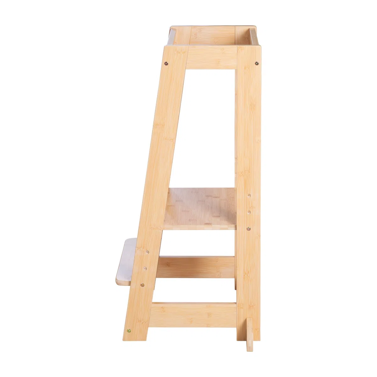 roba Lernturm nach Montessori - Sicherer Tritthocker für Kinder - Ideal als Küchenhelfer - Bis 80 kg belastbar - FSC zertifiziertem Bambus Holz