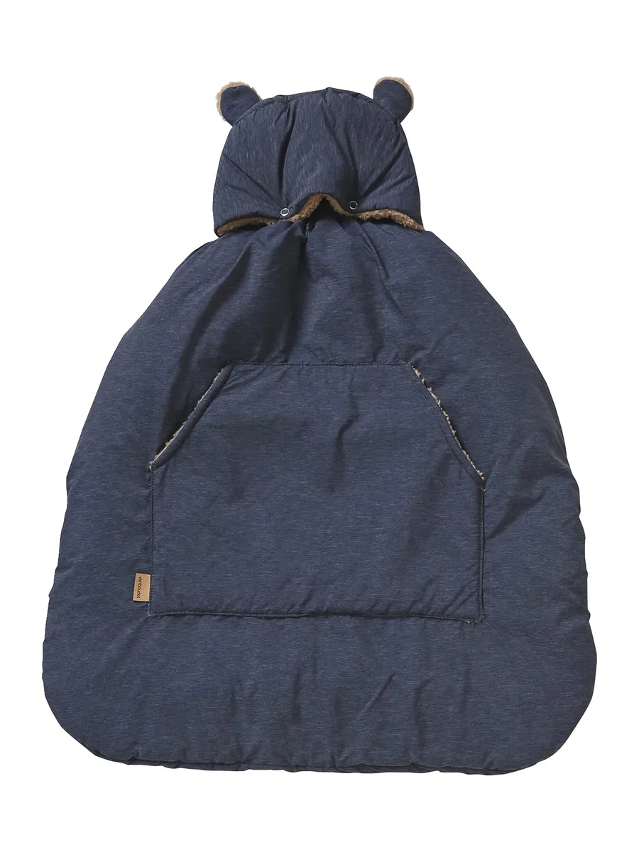 Vertbaudet Babytragetasche, Daunenjacke, Tu, blau