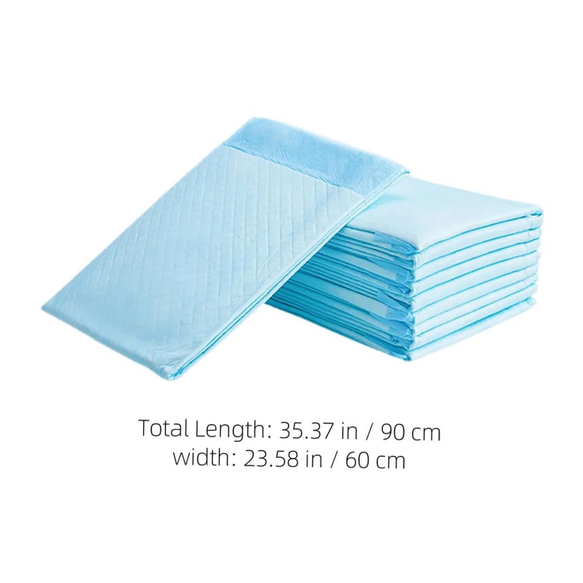 Gatuida Einweg Wickelunterlagen mit Auslaufsicherem Design 100 Stück für Babys als Tragbare Wickelauflage und Absorbierendem Vliesstoff für Zuhause und Unterwegs