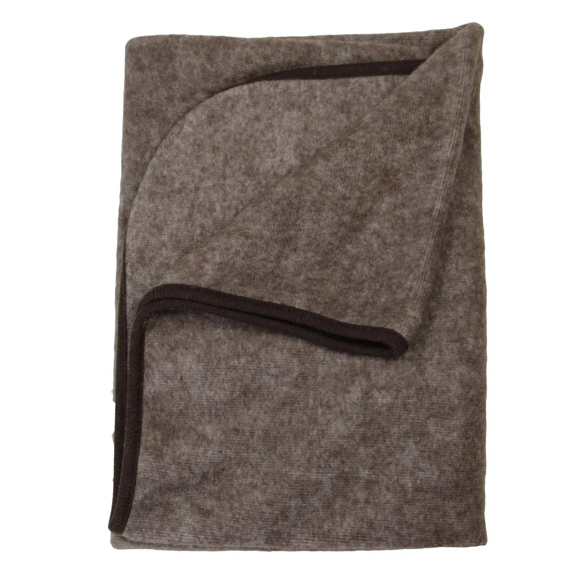 Cosilana Baby Decke Wollfleece Braun-Melange 115