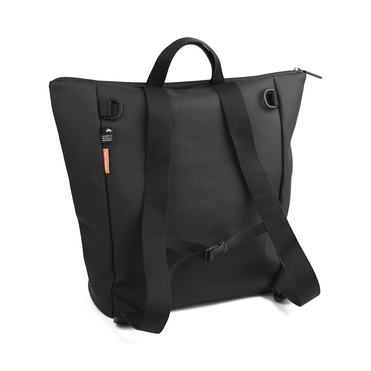 Done by Deer Wickelrucksack - Faltbare Wickelauflage und zwei Kinderwagenhaken inklusive - Wickeltasche aus 100% recyceltes Polyester mit PU-Beschichtung