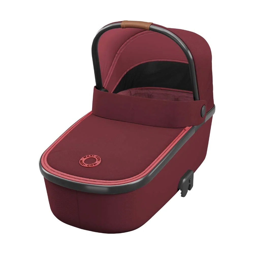Maxi-Cosi Oria Babywanne, groß, bequem und federleichter Kinderwagenaufsatz, geeignet für Maxi-Cosi-Kinderwagen/Buggys, nutzbar ab der Geburt - 6 Monate, (ca. 0-9 kg), essential red