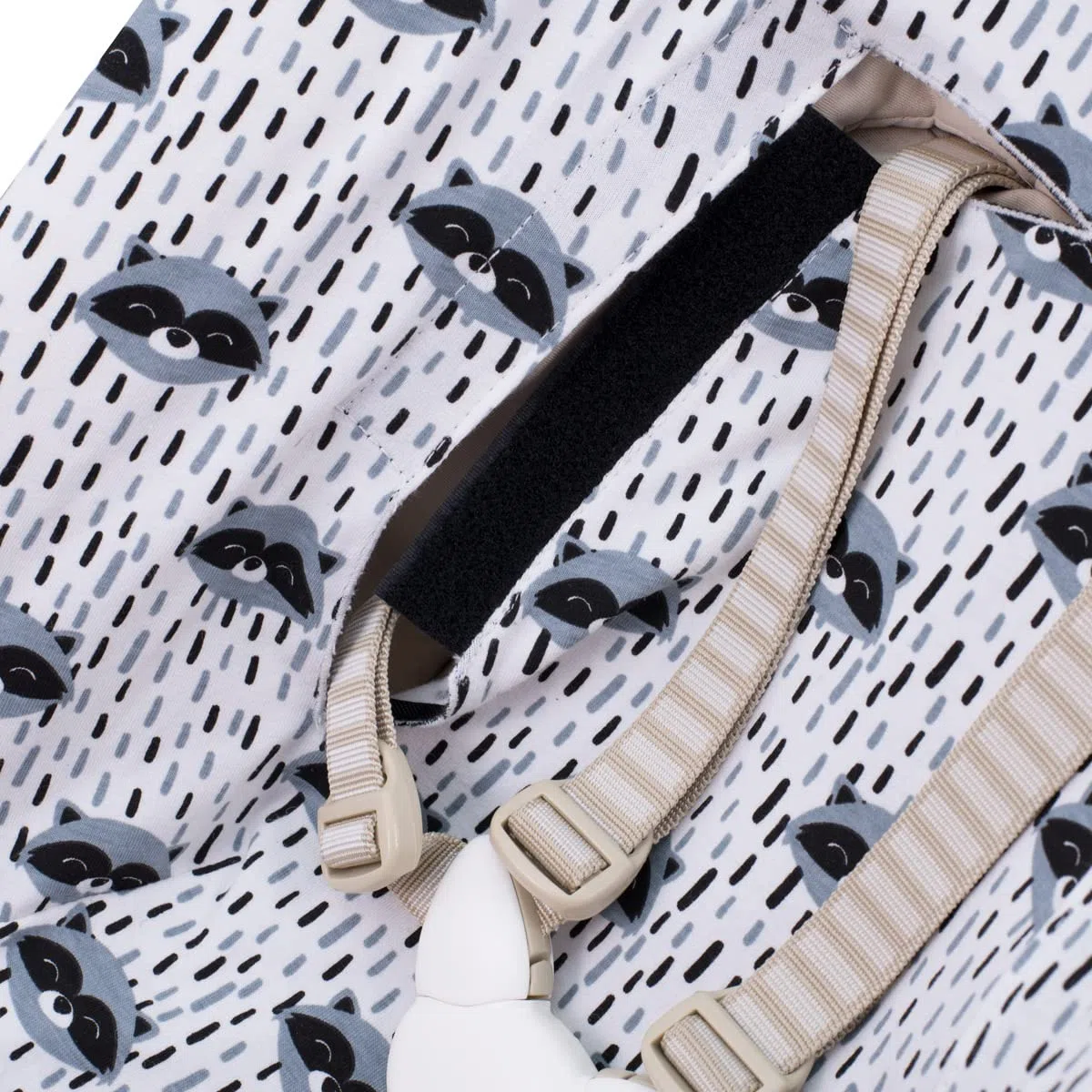 JYOKO Kids Bezug kompatibel mit Stokke Newborn (Raccoon)
