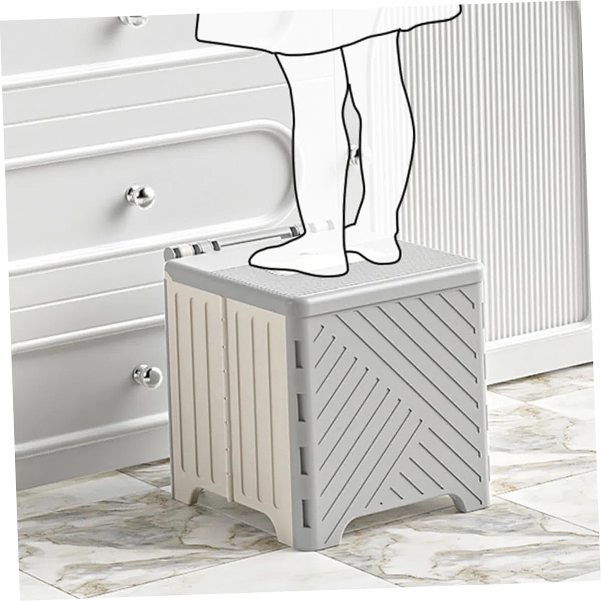 Abaodam Tragbares Faltbares Wc-töpfchen Für Kleinkinder Reise-töpfchen Fürs Auto Kompakter Toilettensitz Für Jungen Und Mädchen Für Camping Und