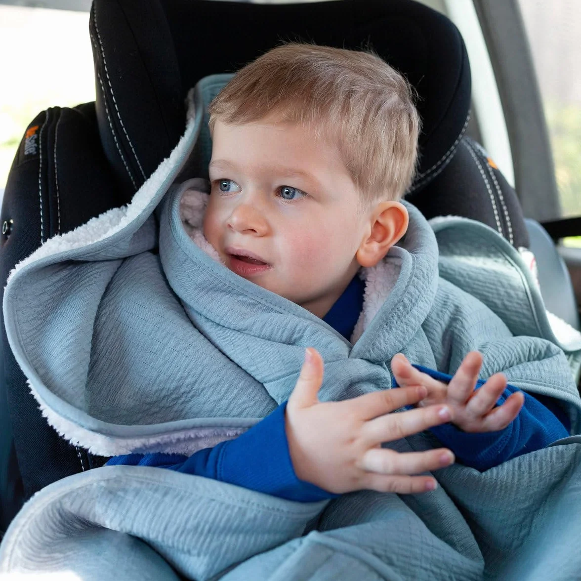 BEMINI Reiseponcho Pady tetra jersey + teddy Wonder